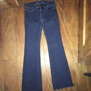 American Eagle super stretch blue jeans size 4